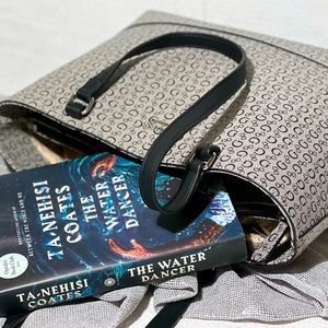 New! Guess Shoulder Tote. Grey/Black